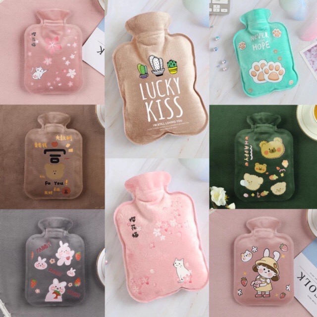 Túi chườm Nóng/ Lạnh giảm đau bụng kinh, hạ sốt, chườm vết thương Size to 21x14.5cm