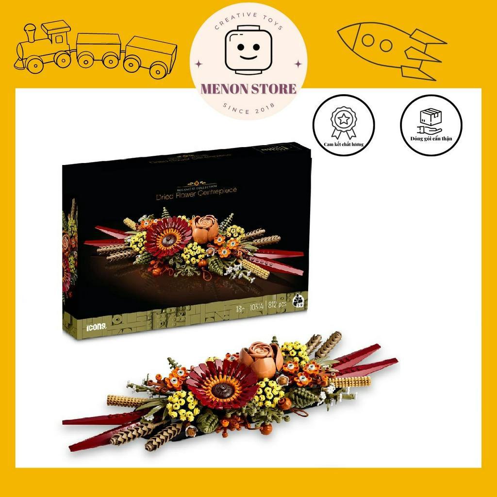 Đồ chơi lắp ráp 99032 10314 Bó hoa khô trang trí tuyệt đẹp - Xếp hình thông minh