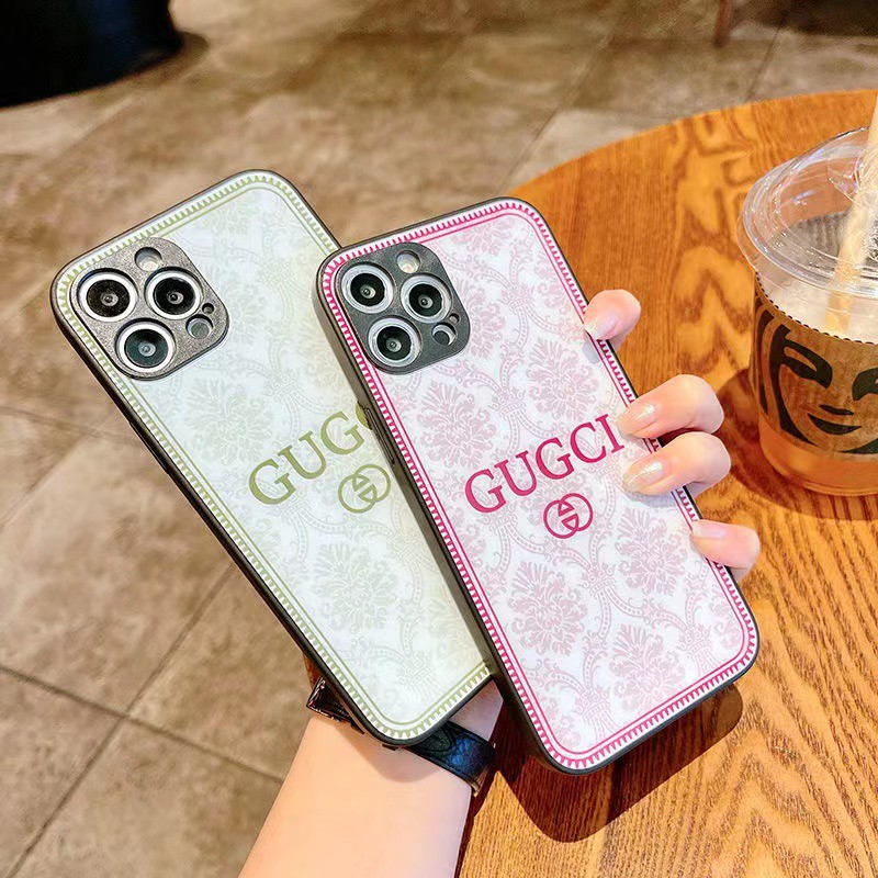 Ốp Điện Thoại Mặt Kính In Logo GUCCI Sang Trọng Cho iphone 13 Pro MAX i13 13pro 11 Pro MAX i11 iX Xs XR Xs MAX