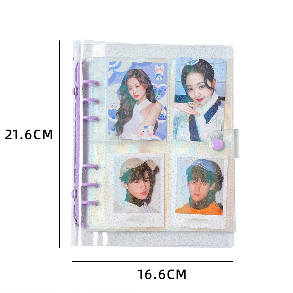 Sổ Còng Binder  Hộp Album Ảnh 6 Ngăn Khổ A5