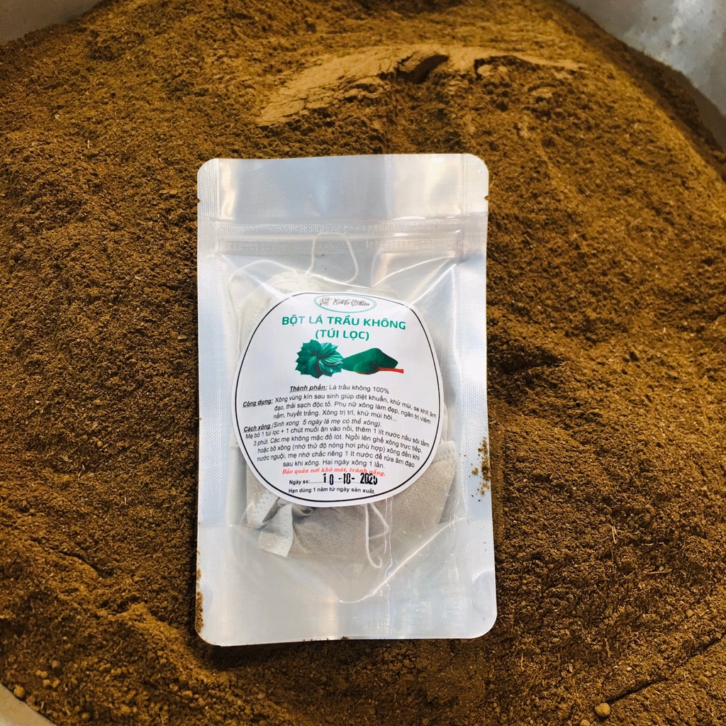 BỘT LÁ TRẦU KHÔNG XÔNG HƠ SAU SINH 100g