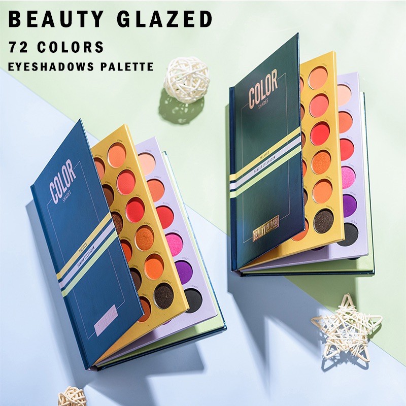 [Hàng mới về] Bảng phấn mắt Beauty Glazed 72 màu tông lì và ngọc trai thời trang chống thấm nước sành điệu cho nữ | BigBuy360 - bigbuy360.vn