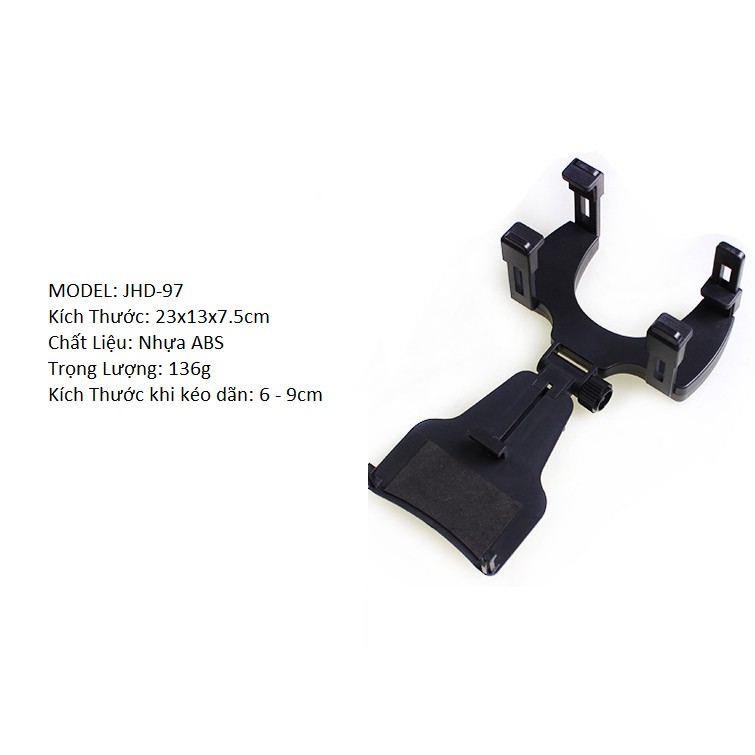 ⚡️Freeship 99k - Toàn quốc⚡️ Giá Đỡ Điện Thoại Gắn Gương Chiếu Hậu Xe Ô Tô | BigBuy360 - bigbuy360.vn