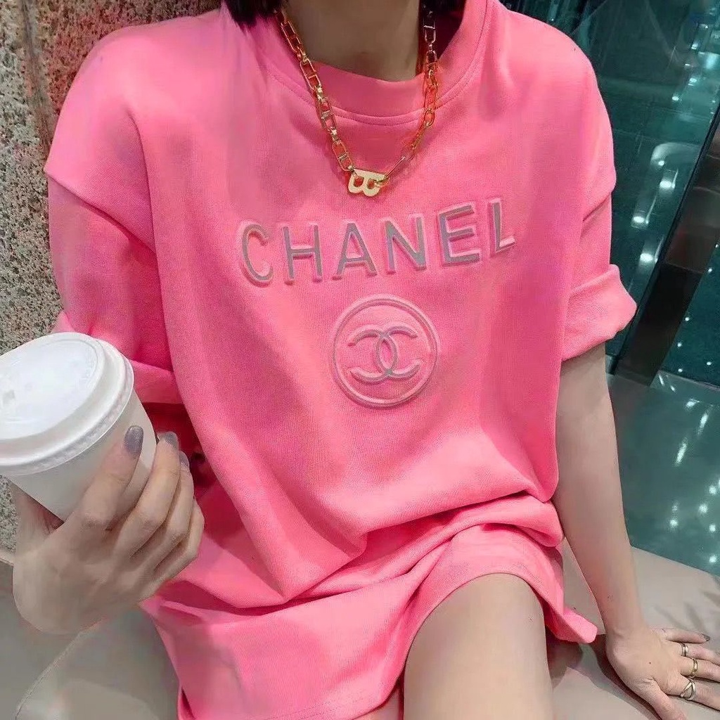 Áo Thun Cotton Tay Ngắn Vải Dày Thời Trang Xuân Thu 2022