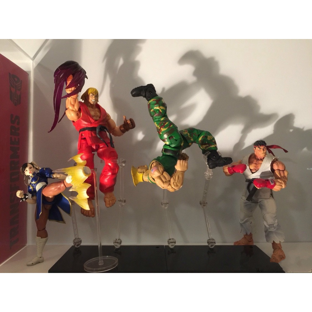 Neca Mô Hình Nhân Vật Truyện Tranh Street Fighter Ryu Ken Chun Li Gouki Guile Bằng PVC