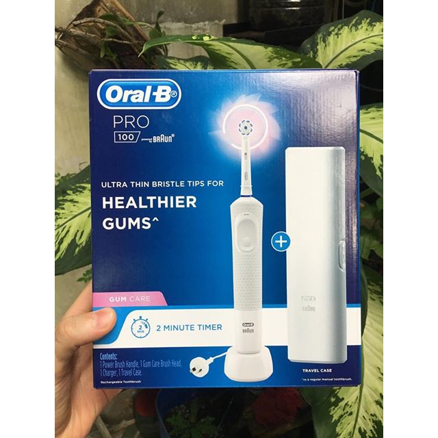 Bàn chải điện Oral B Pro 100 Chính Hãng Chuẩn Úc