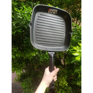 CHẢO NƯỚNG VUÔNG CHỐNG DÍNH EDGE 26cm LOCK&LOCK CAG2611