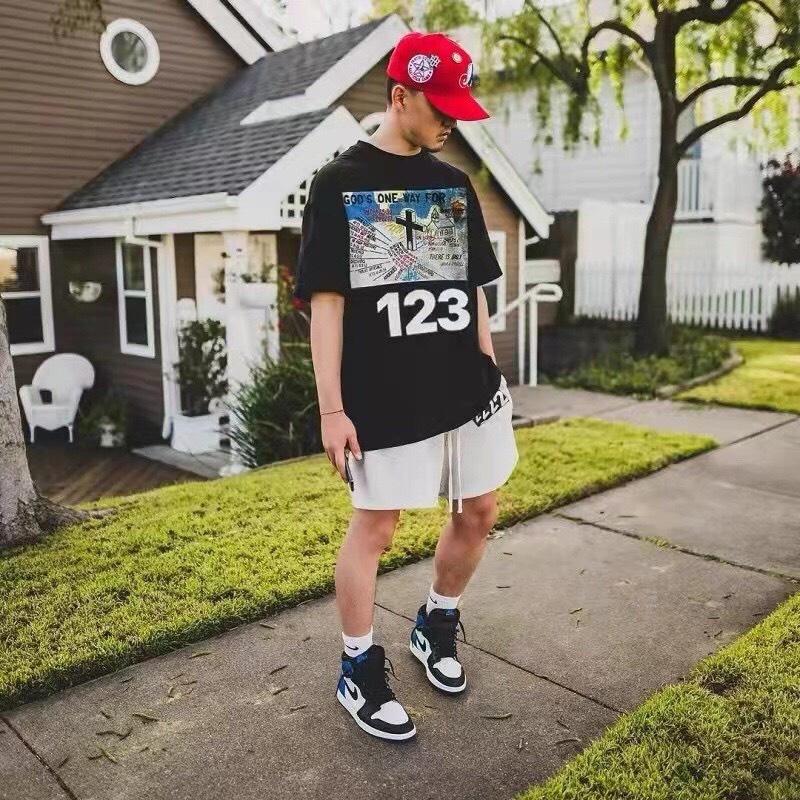 Áo Tee RIVINGTON roi Rebis 123 One Way Oversized T-Shirt, Áo thun 123 oversized