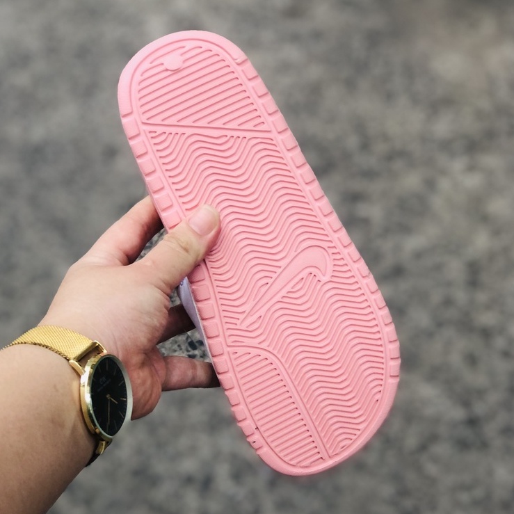 Dép unisex 𝐍𝐈𝐊𝐄 ❤️FREESHIP + Hộp❤️ dép quai ngang thể thao nam nữ mk in 𝐍𝐈𝐊𝐄-𝐁𝐚𝐧𝐚𝐬𝐬𝐢,hồng quai trắng