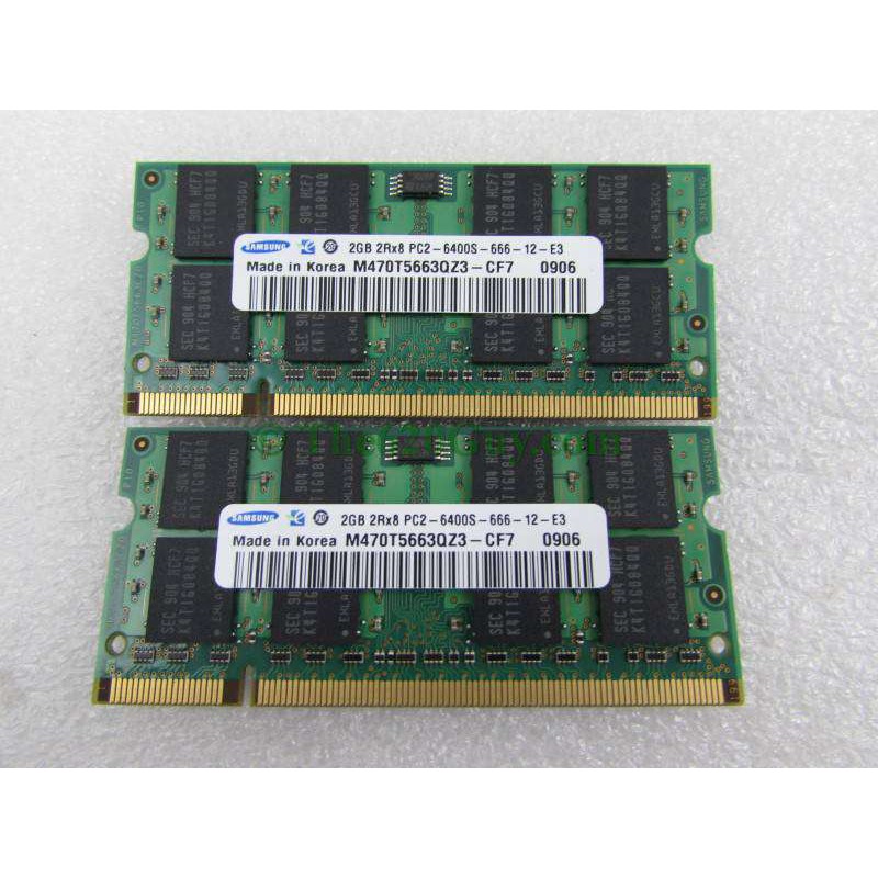 Ram laptop 2GB ddr2 bus 800