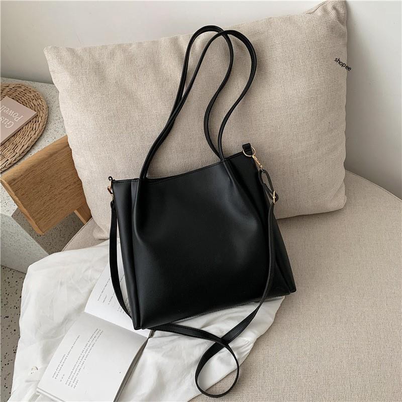 C3 TÚI TOTE DA PU ĐEO VAI KHÓA BẤM SIZE A4 KÈM DÂY ĐEO CHÉO TD 104 8