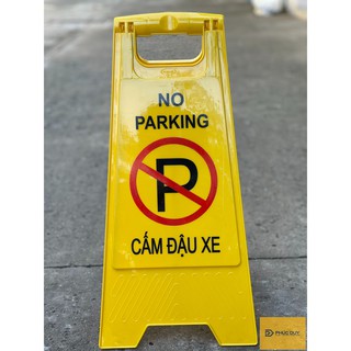 BẢNG CẢNH BÁO CẤM ĐẬU XE CHỮ A.