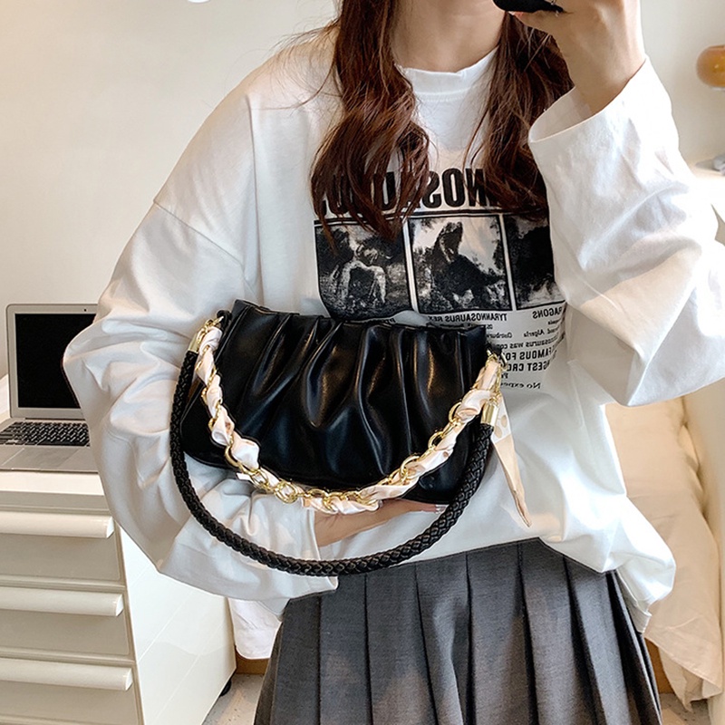 Túi đeo vai IELGY hình đám mây dễ phối đồ thời trang cho nữ