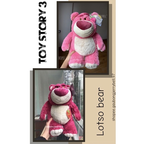 Gấu Bông Dâu Tây Lotso Bear Toy Story 3 Thơm Strawberry Cao Cấp Disney
