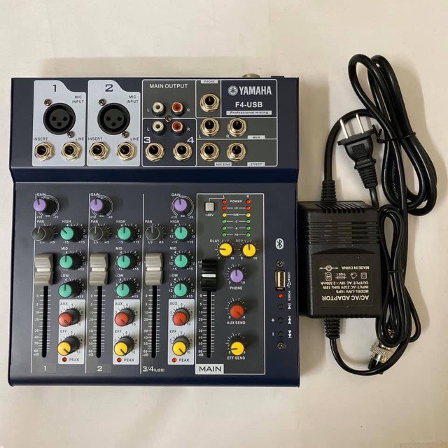 Trọn bộ combo thu âm livestream mixer F4 và mic isk at350 thu âm livestream chuyên nghiệp