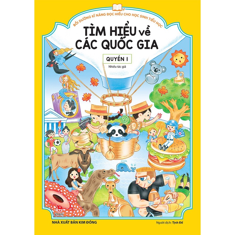 Sách - Bồi dưỡng kĩ năng đọc hiểu cho học sinh tiểu học - Tìm hiểu về các quốc gia - Quyển 1