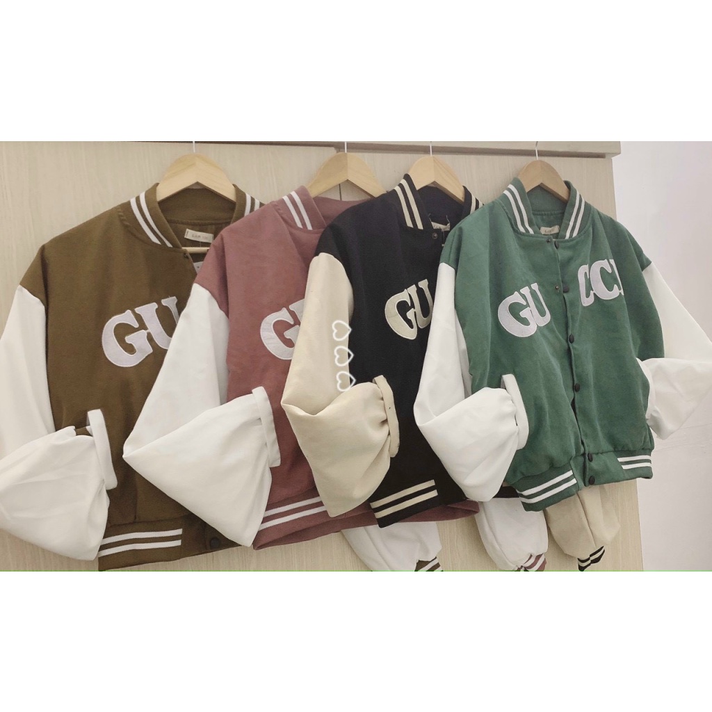 ÁO KHOÁC NỮ  PHỐI HAI  THOI TRANG GUGU ĐẸP SANG CHẤT LIỆU DA LỘN CAO CẤP THỜI TRANG VALENTINA