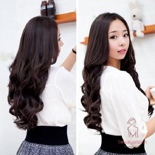 Bộ tóc giả dài uốn xoăn bồng bềnh thời trang cho nữ