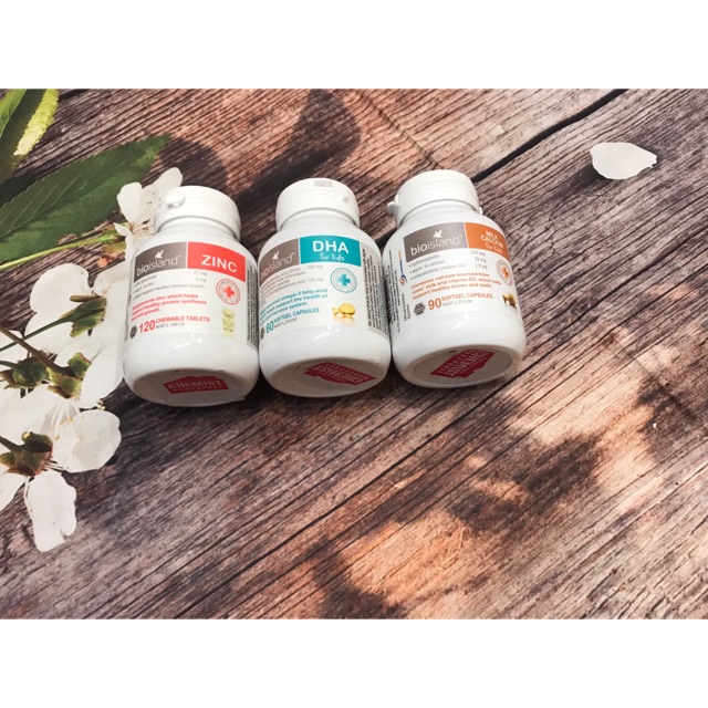Bổ sung kẽm + dha + canxi