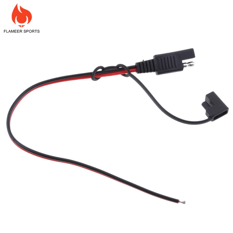 Flameer Sports  300mm 18AWG Solar Panel Battery SAE Plug Extension Adapters Cables Lines