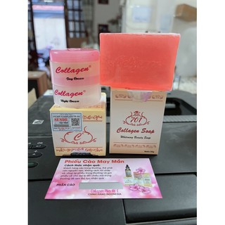 50 bộ kem collgen plus vit e trả khách sỉ có tặng kèm túi đựng