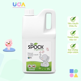 Nước giặt xả thiên nhiên dr.spock organics 3000 ml - ảnh sản phẩm 1