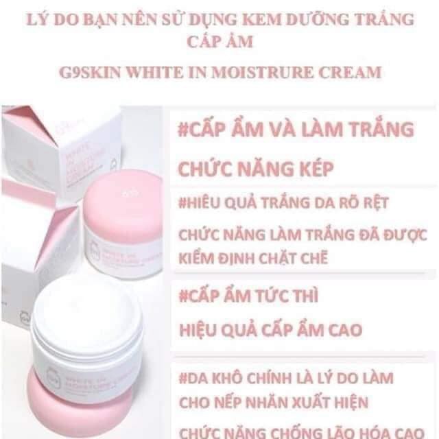 Kem Dưỡng Trắng G9Skin White In Whipping Cream