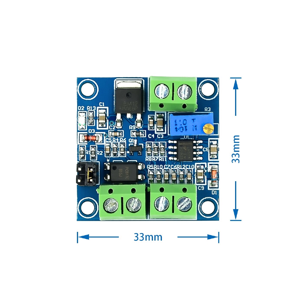 Mô-đun nguồn chuyển đổi điện áp kỹ thuật số sang PWM 0% -100% sang tín hiệu tương tự 0-10V cho PLC MCU