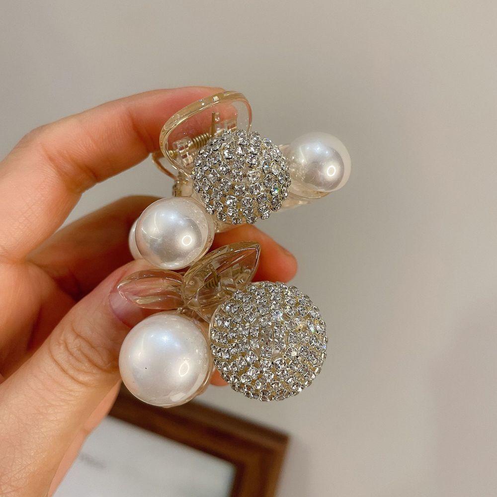 EXPEN Kẹp Tóc Hợp Kim Hình Trái Cherry Thời Trang