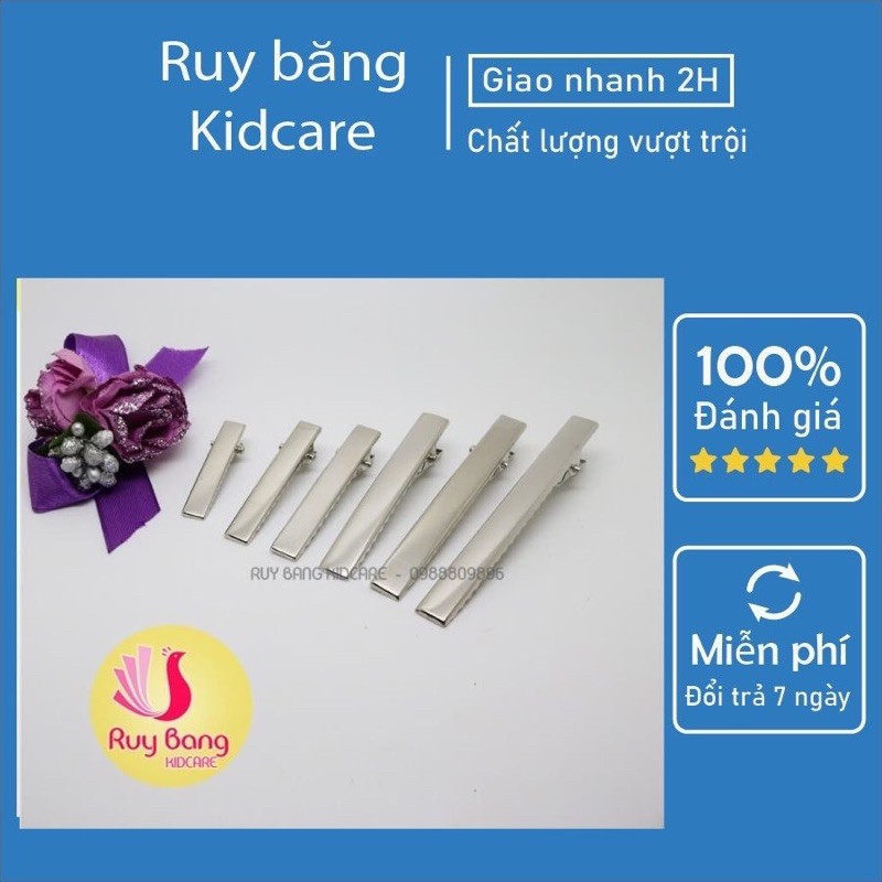 [Mã SKAMLTSM9 giảm 10% đơn 99K] Kẹp tóc cá sấu,kẹp mỏ vịt, xương cặp tóc inox ( set 5c)