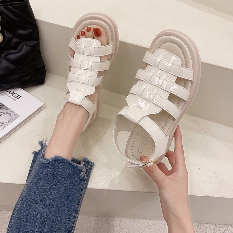 Giày Sandal Gót Vừa Thời Trang Nữ Sành Điệu 2021