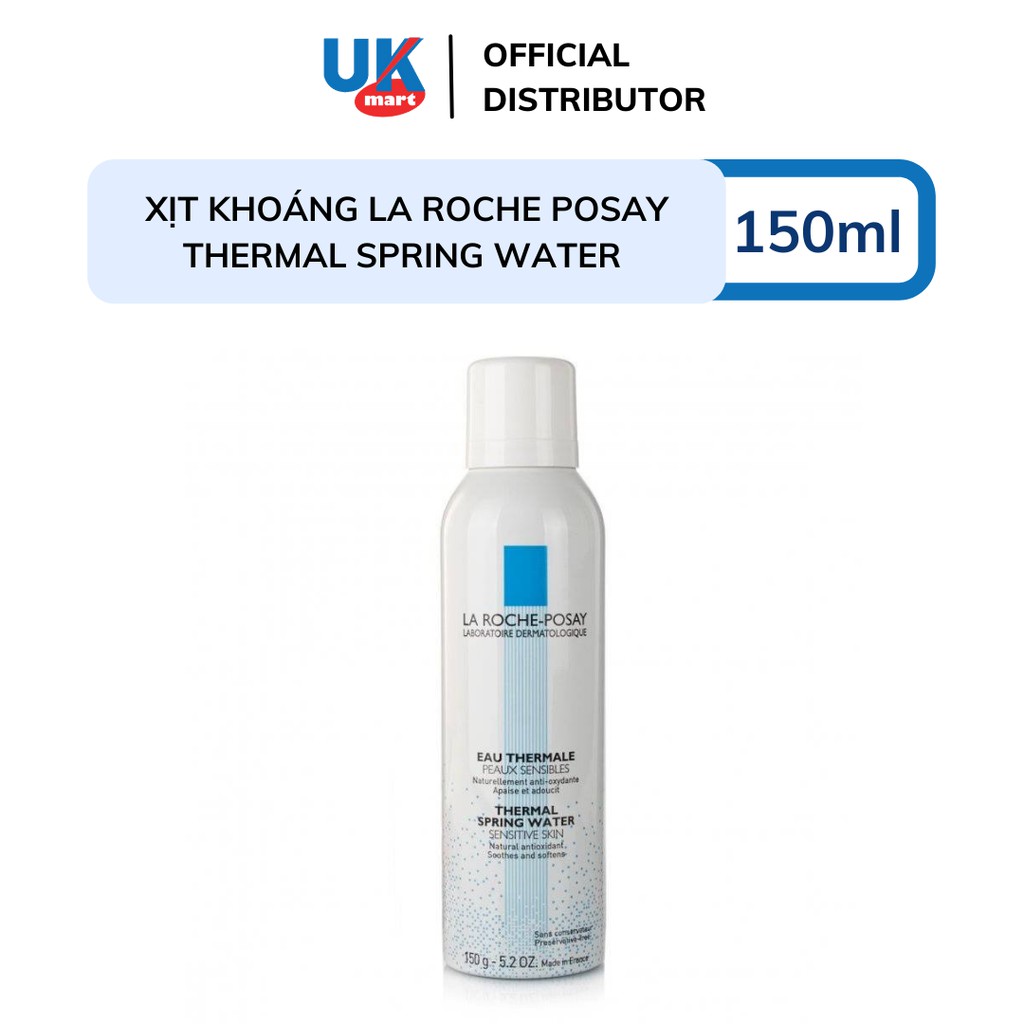 Nước xịt khoáng làm sạch và làm dịu cho da nhạy cảm La Roche-Posay Thermal Spring Water 150ml | BigBuy360 - bigbuy360.vn