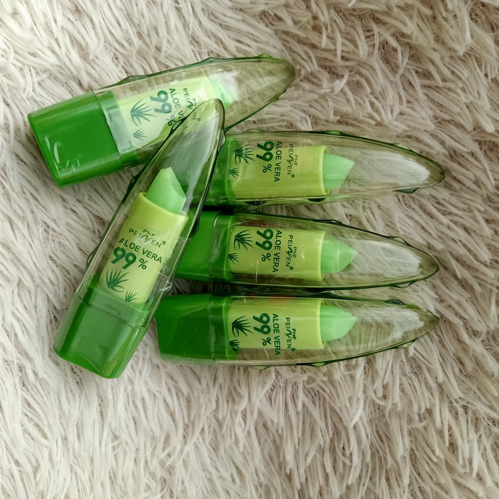 SON DƯỠNG MÔI NHA ĐAM ALOE VERA 99% [CHÍNH HÃNG]