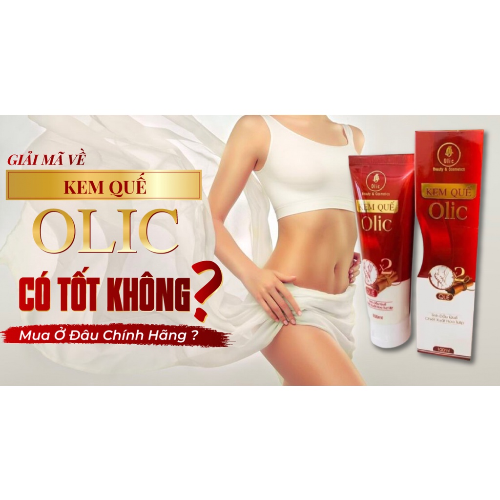 KEM TAN MỠ OLIC - Đánh tan mỡ thừa bụng, mông, đùi, cánh tay 100ml