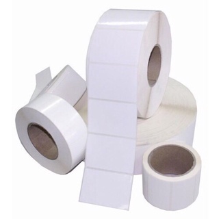 Nguyên cuộn decal trắng size 63x38mm in tem dán, mã vạch,…