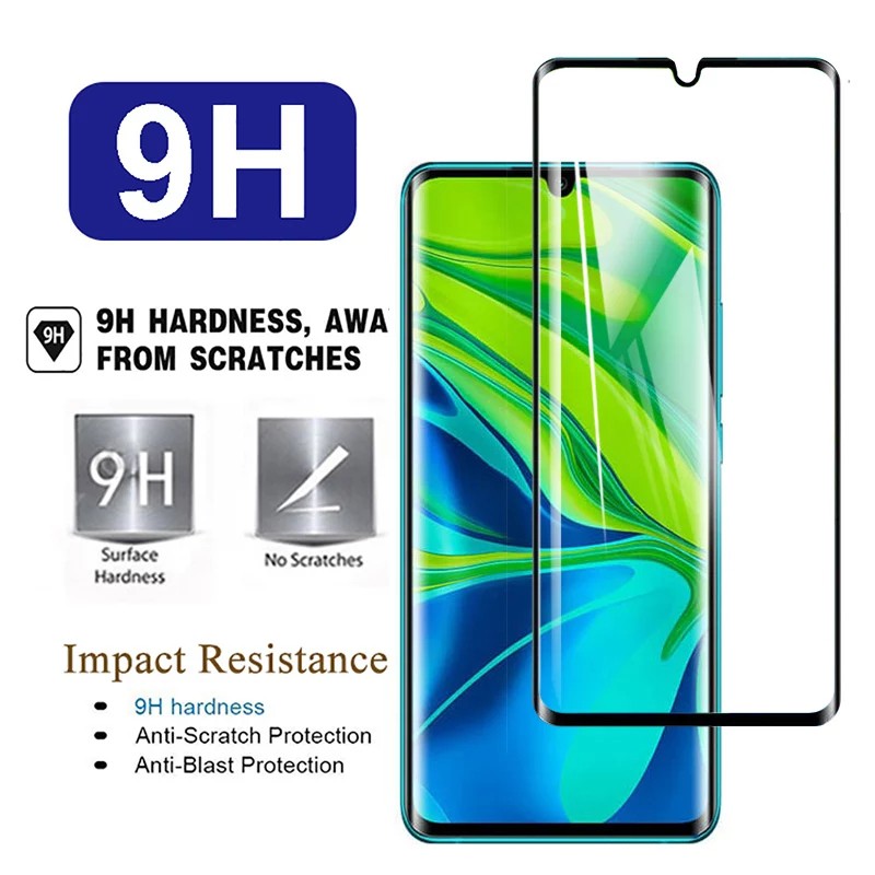 Xiaomi Mi Note 10 / Mi Note 10 Pro / Mi CC9 Pro - Kính cường lực full màn hình full 3D bo cong theo màn hình máy