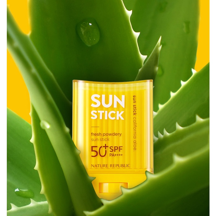 Sáp Chống Nắng Nature Republic California Aloe Fresh Powdery Sun Stick SPF50+PA+++ 24g