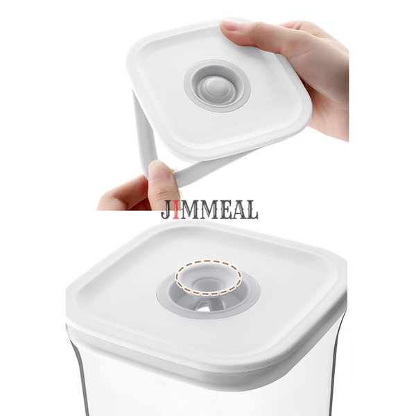 Hũ Nhựa Vuông Kín Hơi, Lọ, Hộp Nhựa Vuông Kín Hơi Đựng Hạt, Thực Phẩm, Gia Vị, Ngũ Cốc, Đồ Khô,Trong Suốt, Nắp Có Gioăng