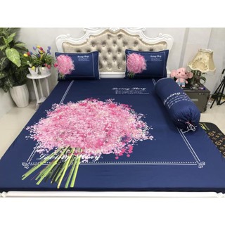 Bộ drap thun lạnh ý 5d thái lan cao cấp nhiều mẫu