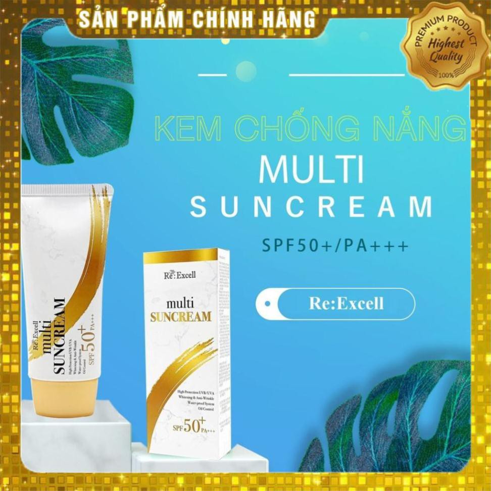 [Hàng Chính Hãng] Kem Chống Nắng Multi Sun Cream SPF 50+/PA+++, Kem Chống Nắng Cho Da Dầu Mụn,Kem Chống Nắng