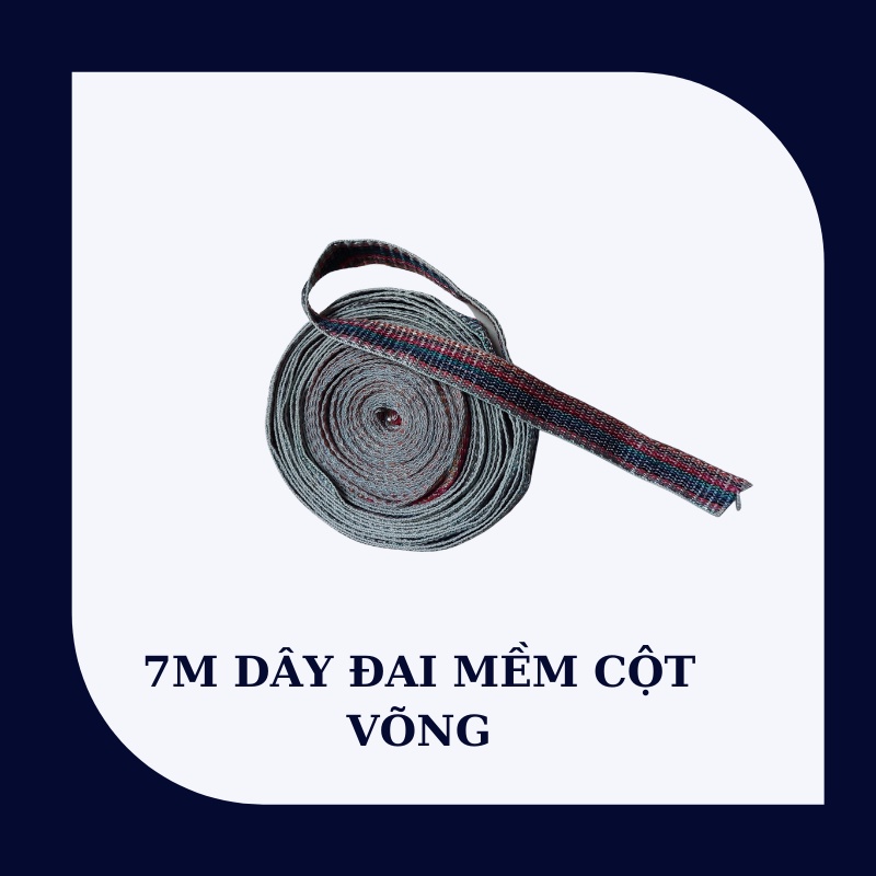 Dây đai dẹt bản to 2,5cm nhiều màu sắc siêu dai, siêu nhẹ, siêu bền đẹp