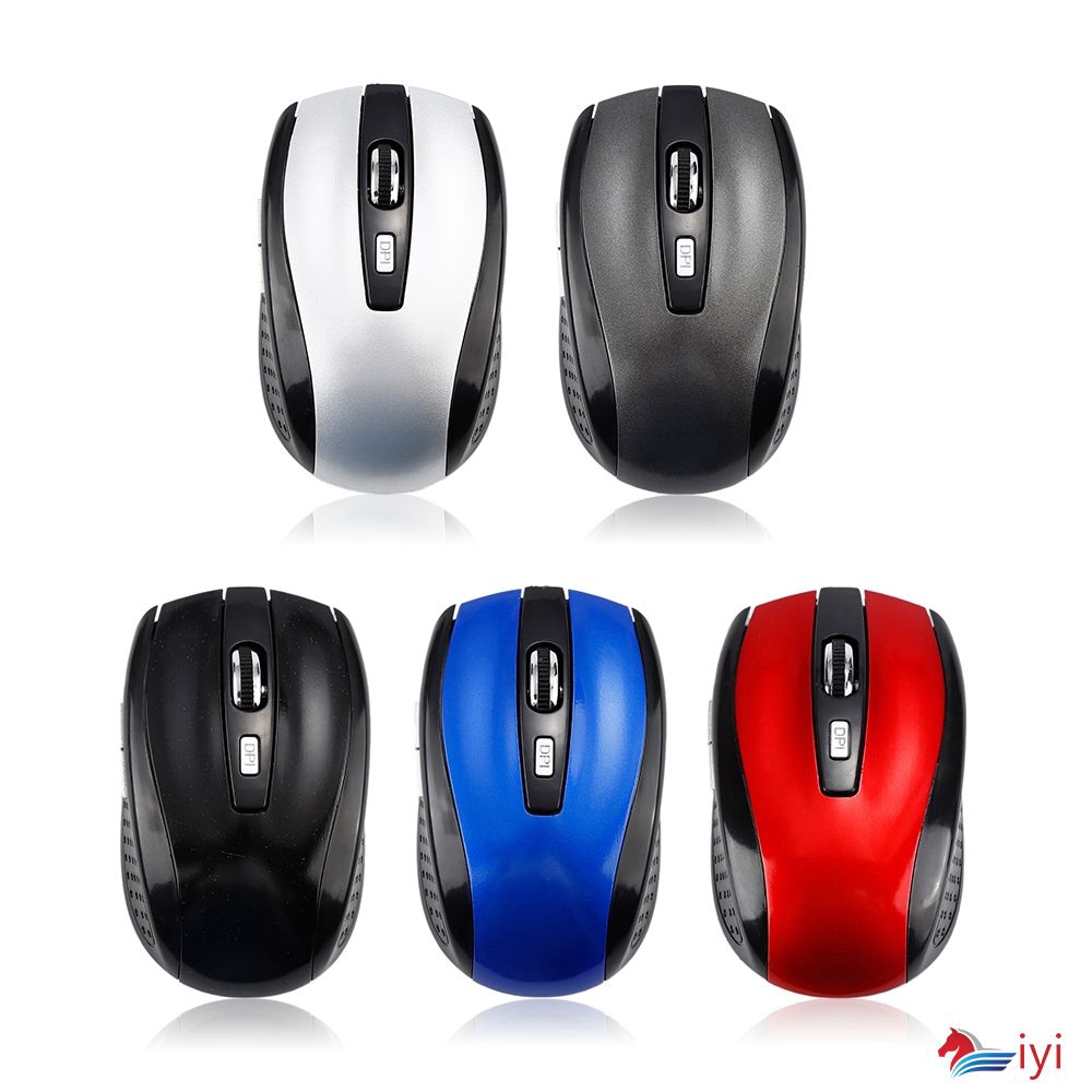 【COD】 2.4Ghz Wireless USB Optical Mouse Computer Gaming Mouse Gamer Mice 6 keys For Laptop Desktop PC