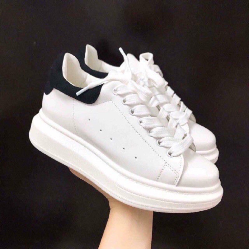 [Chuyên Sỉ] Giày Thể Thao Sneaker MCQ Gót Đen Nam Nữ Đẹp 2020 Full Size 38 Đến 43