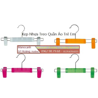 Kẹp Nhựa 65 Chiếc Treo Quần Áo Trẻ Em