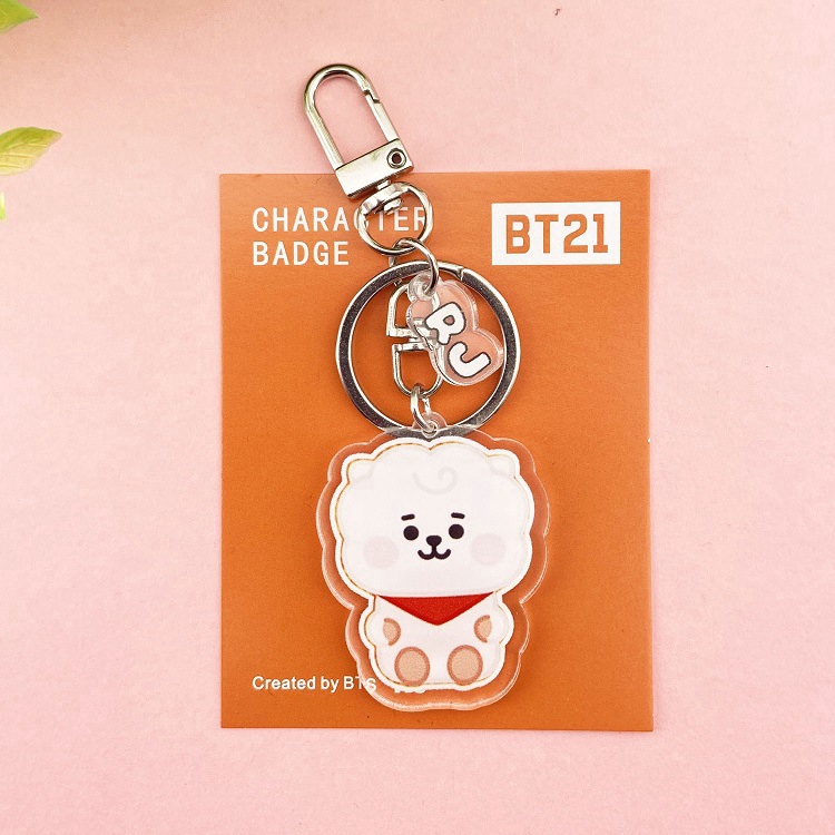 Móc Khóa Hình Bts Bt21 Dễ Thương