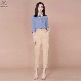 Quần Baggy Nữ HOABELLA Công Sở Chất Vải Mango Nhật Cao Cấp (QU12)