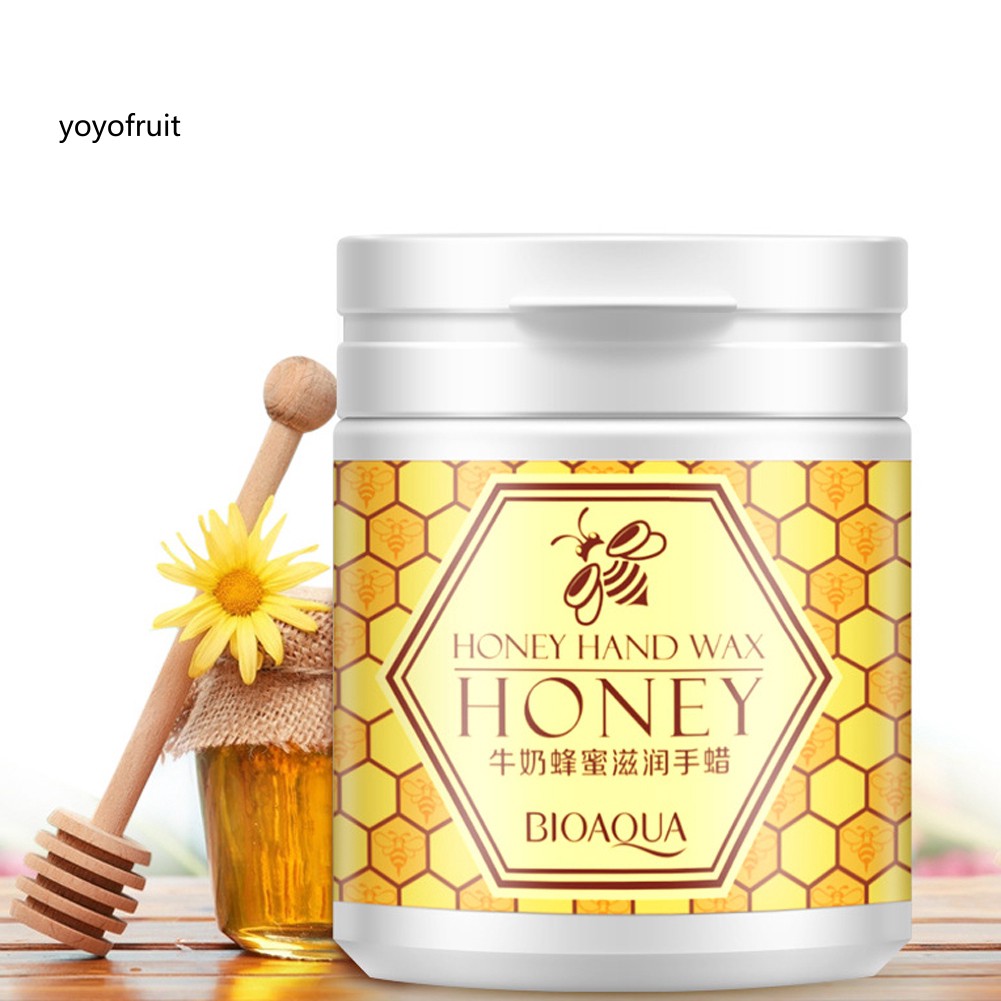 yoyo_Honey Wax Milk Cream Mask Nourish Moisturizing Hydrating Smooth Skin Hand Care