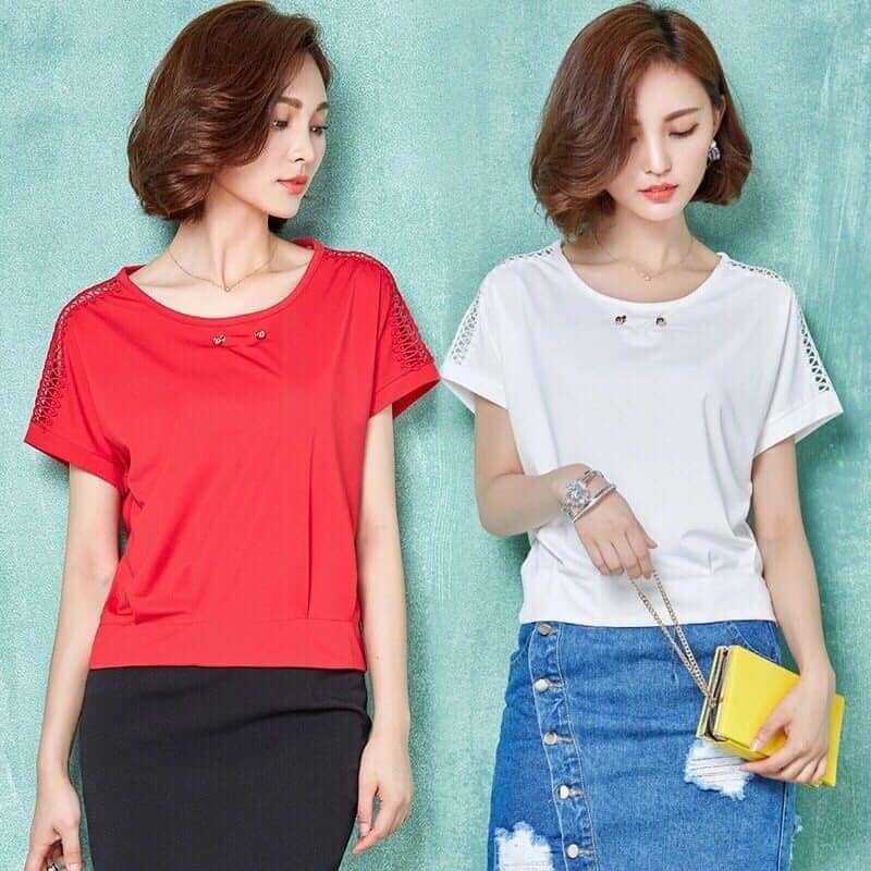 A9031 - Áo chiffon nữ ngắn tay hàng nhập