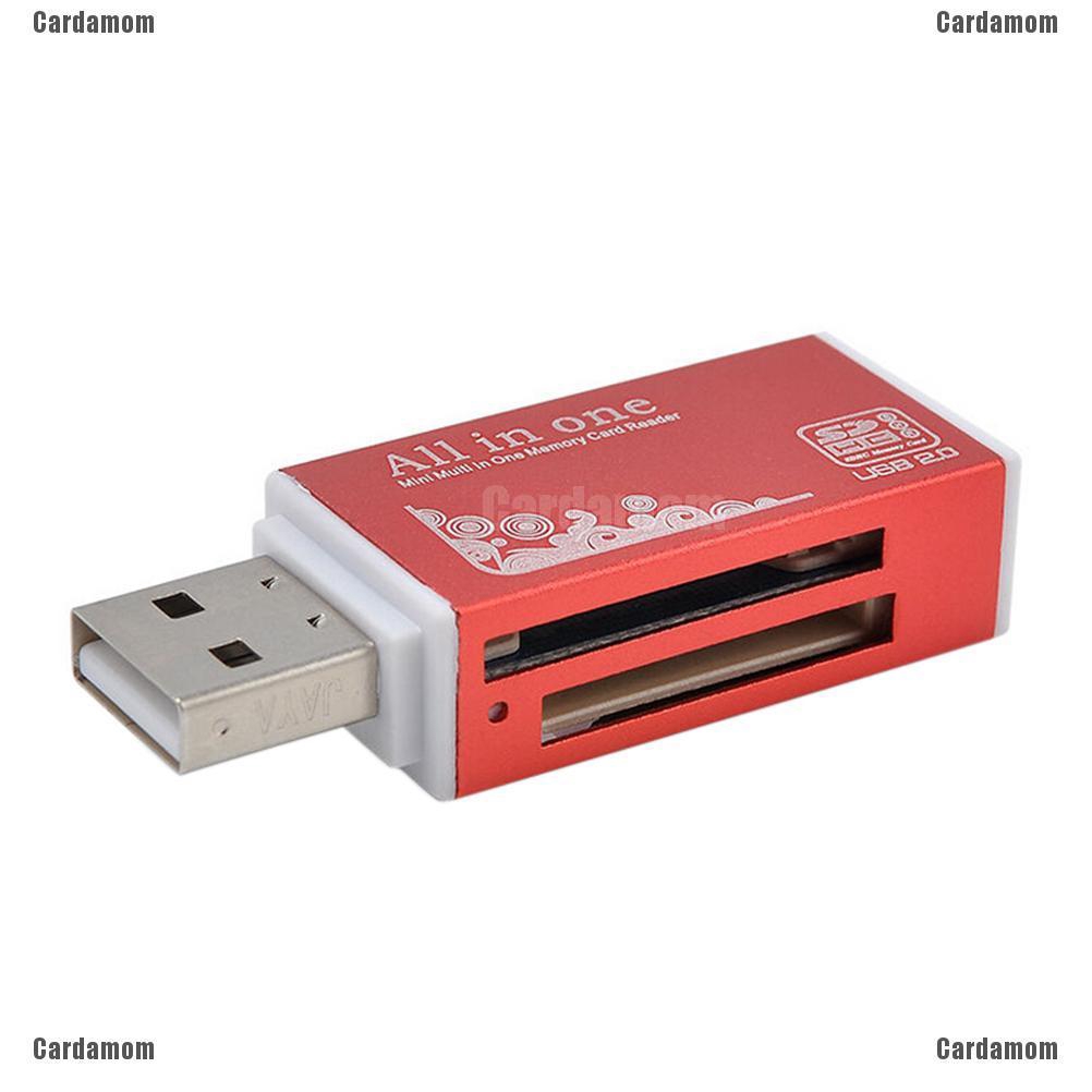 Đầu đọc thẻ nhớ SD SDHC TF M2 MMC MS PRO DUO có giác cắm USB 2.0 | BigBuy360 - bigbuy360.vn