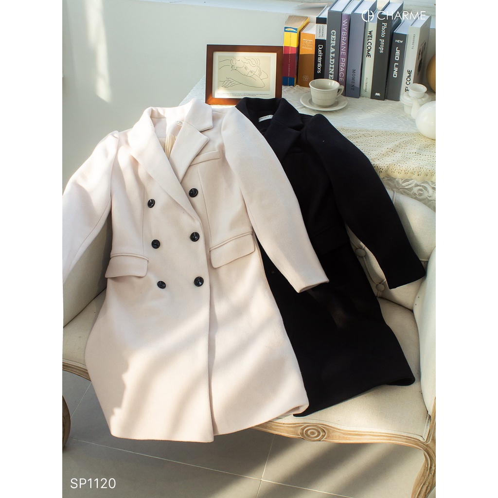 Áo khoác dạ nữ dáng dài thiết kế Charme MT2001120 | BigBuy360 - bigbuy360.vn